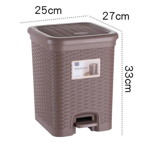 Plastic Trash Can 10 Liter